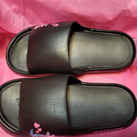 NWT Stitch & Angel EVA Slides Sz 7.5-8 - Picture 5 of 6